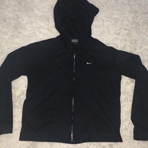 Nike Black Zip-Up Hoodie